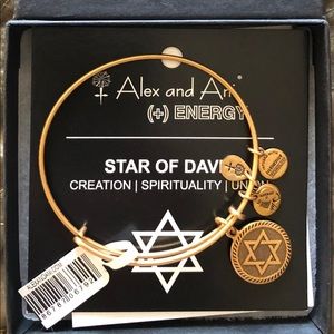 Alex and Ani Star of David bracelet